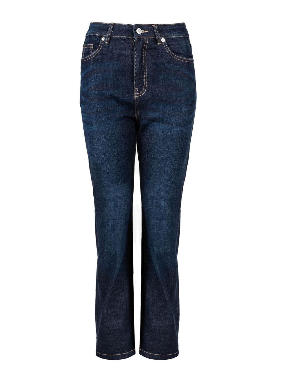Dunkelblaue Slim Fit Bootcut Jeans