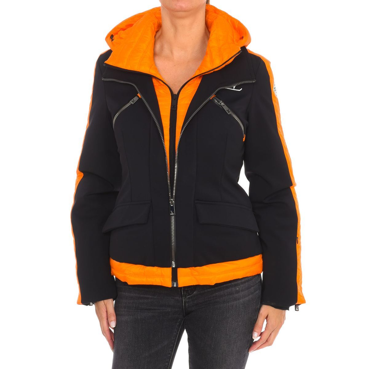 Damen Softshelljacke mit Kapuze