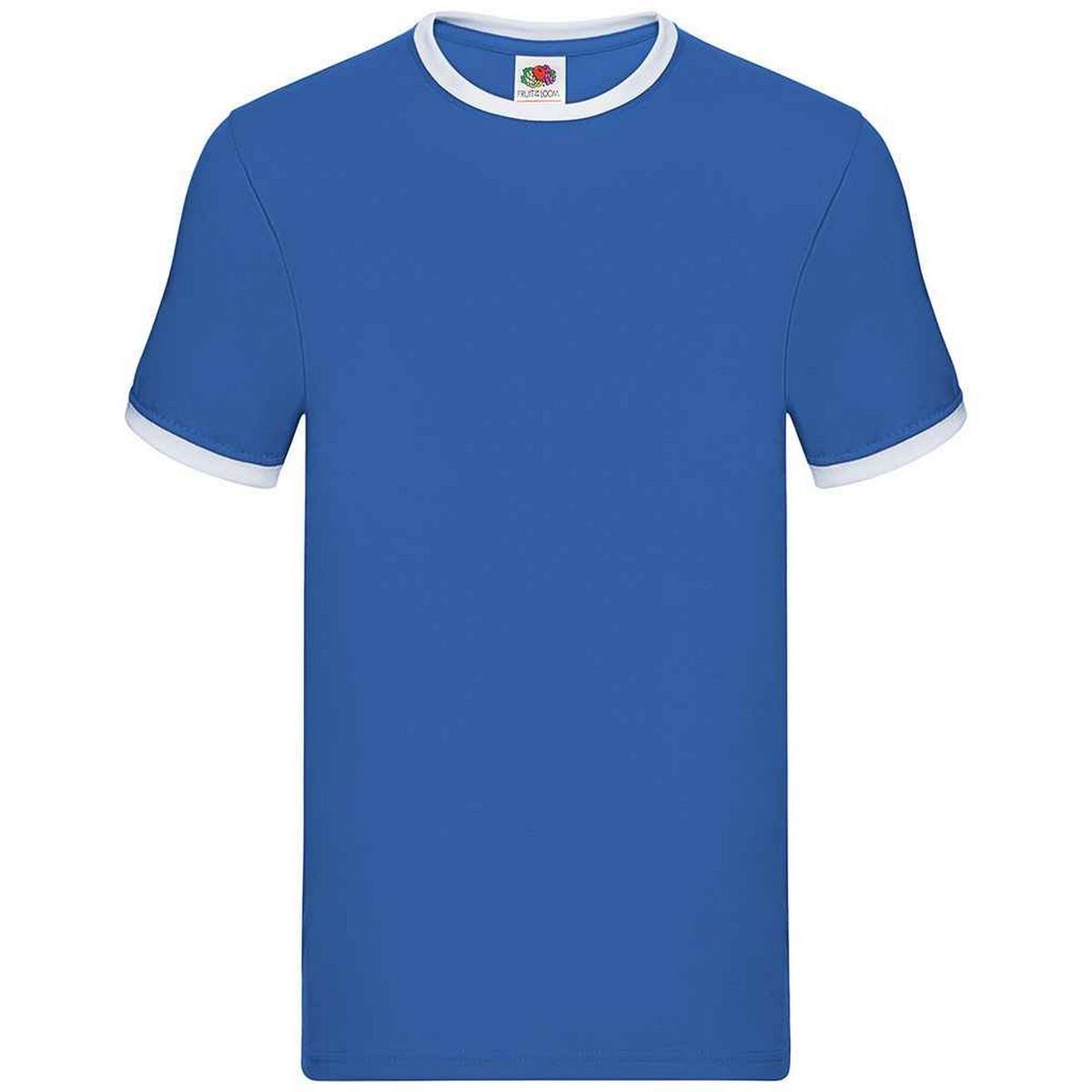 Herren Ringer T-Shirt mit Kontrastbesatz