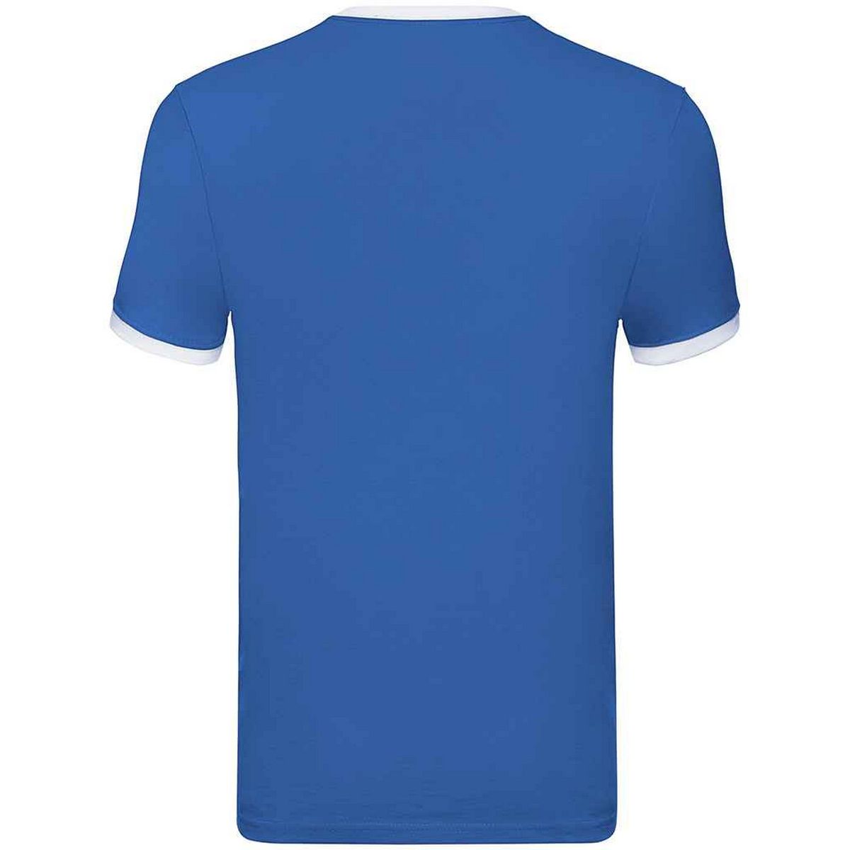 Klassisches Ringer-T-Shirt mit Kontrastbesatz