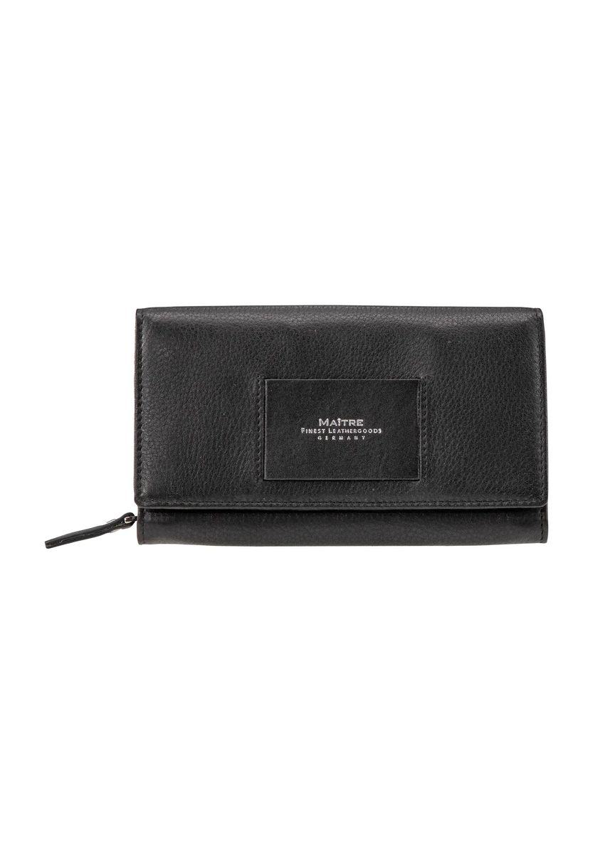 Maître Langbörse, Leder, RRFID-Schutz, für Damen, schwarz, 99