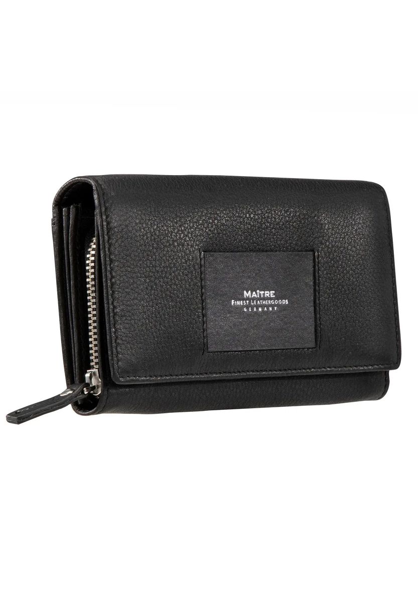 Maître Langbörse, Leder, RRFID-Schutz, für Damen, schwarz, 99
