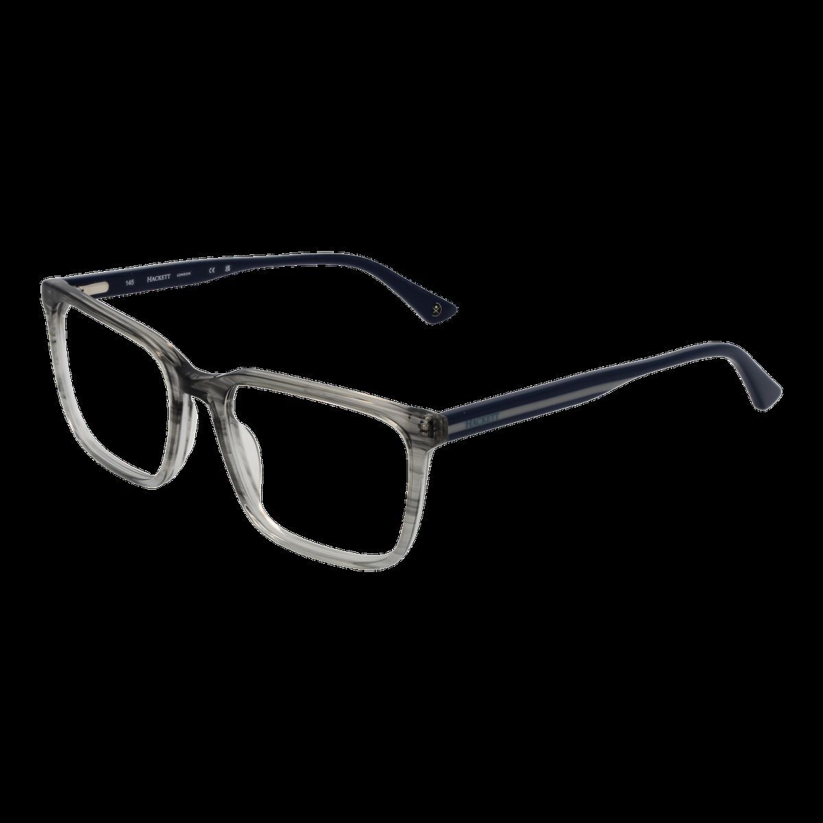 Rechteckige Unisex-Brille mit Vollrand