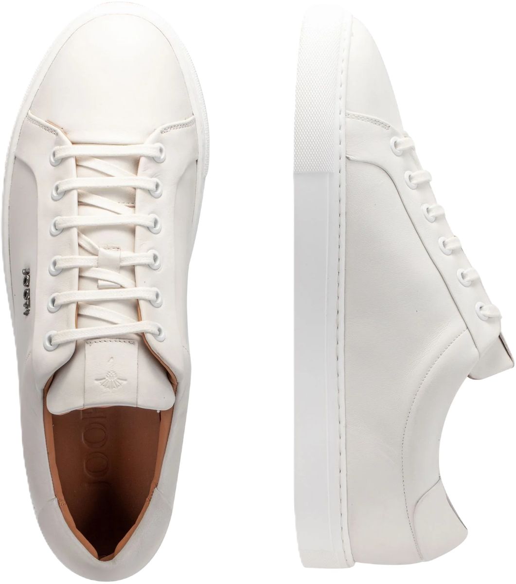 Minimalistische Leder Low-Top Sneaker