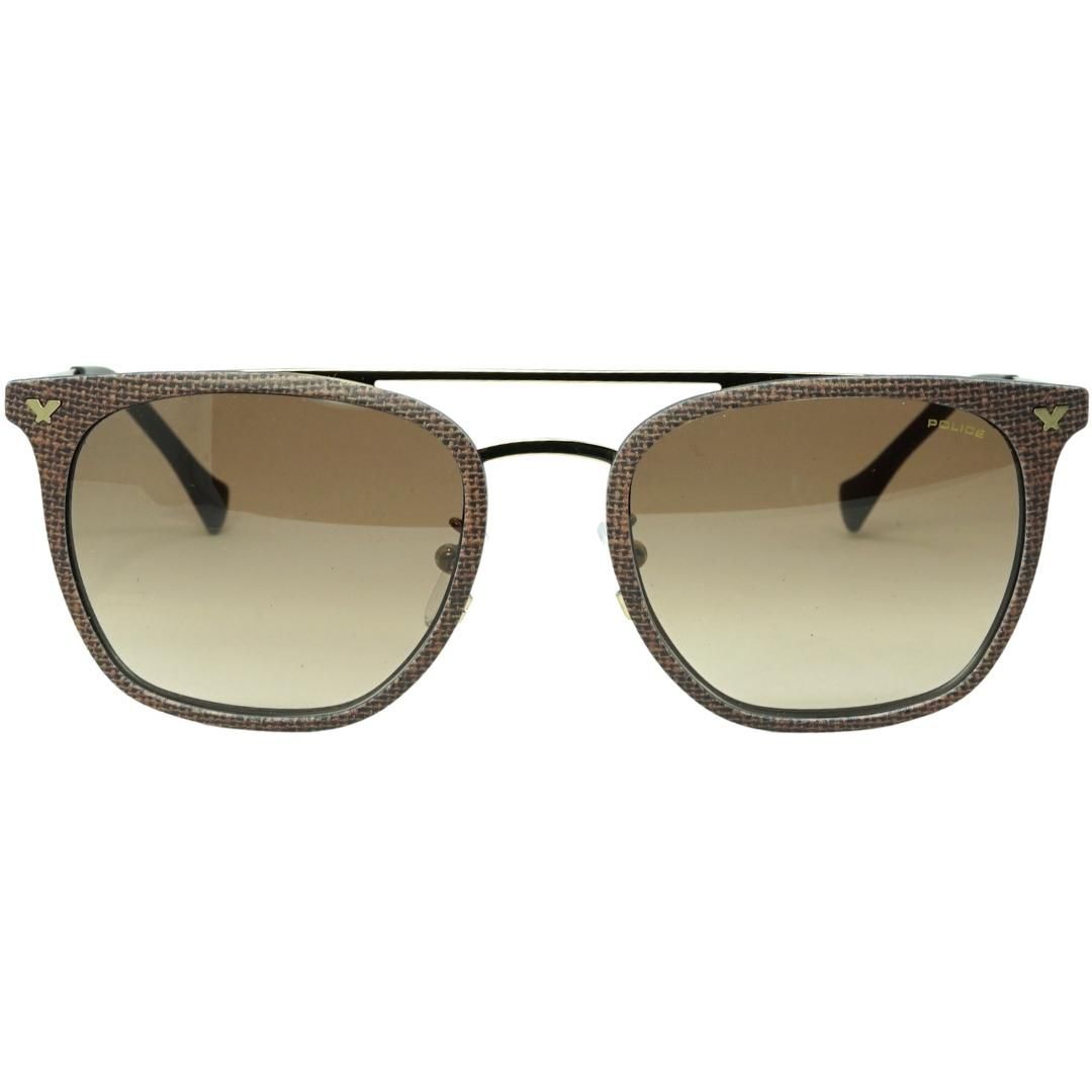 Runde Sonnenbrille mit Brauensteg-Detail