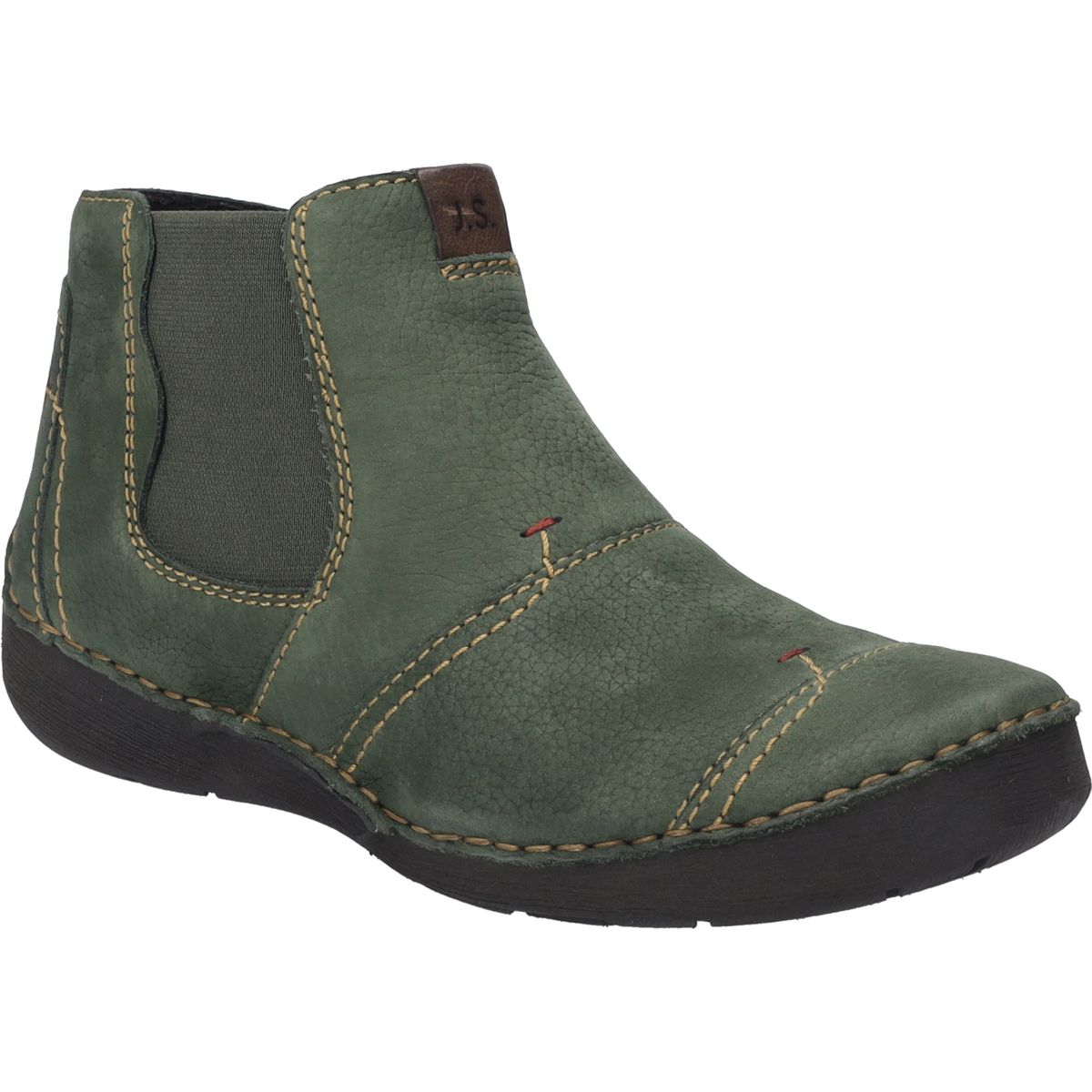 Chelsea Stiefeletten aus Used-Look Leder