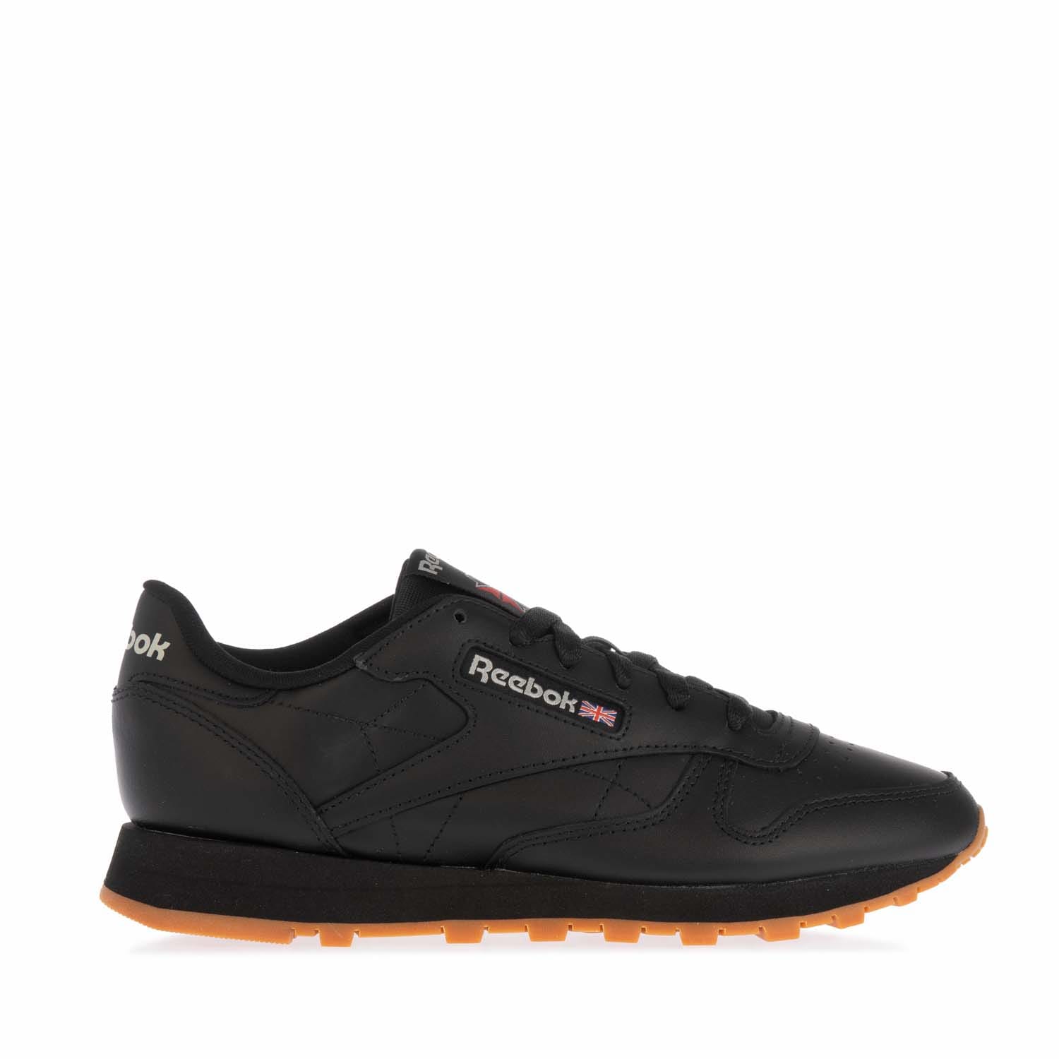Klassischer Leder-Sneaker mit niedrigem Schaft