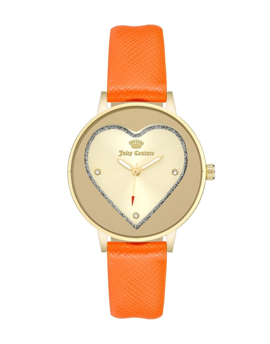 Juicy Couture Damenuhr mit Herz-Zifferblatt