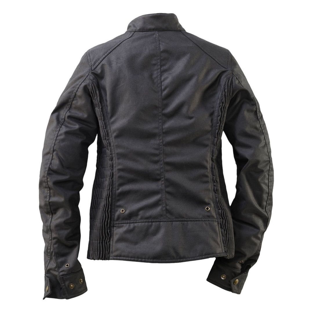 Bikerjacke aus gewachster Baumwolle