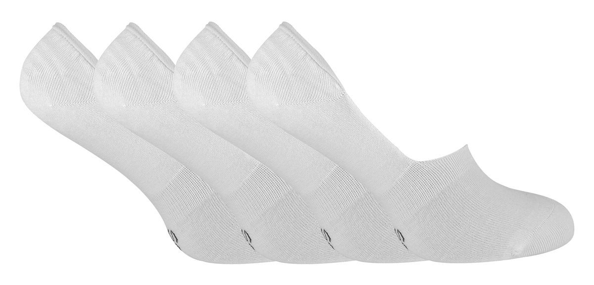 4 Paar Bambus Invisible Liner Socken Unisex mit Anti-Rutsch-Griff