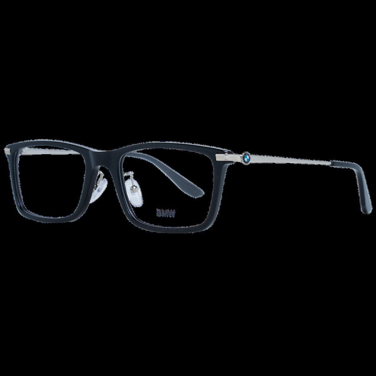 Rechteckige Brille aus Metall und Kunststoff