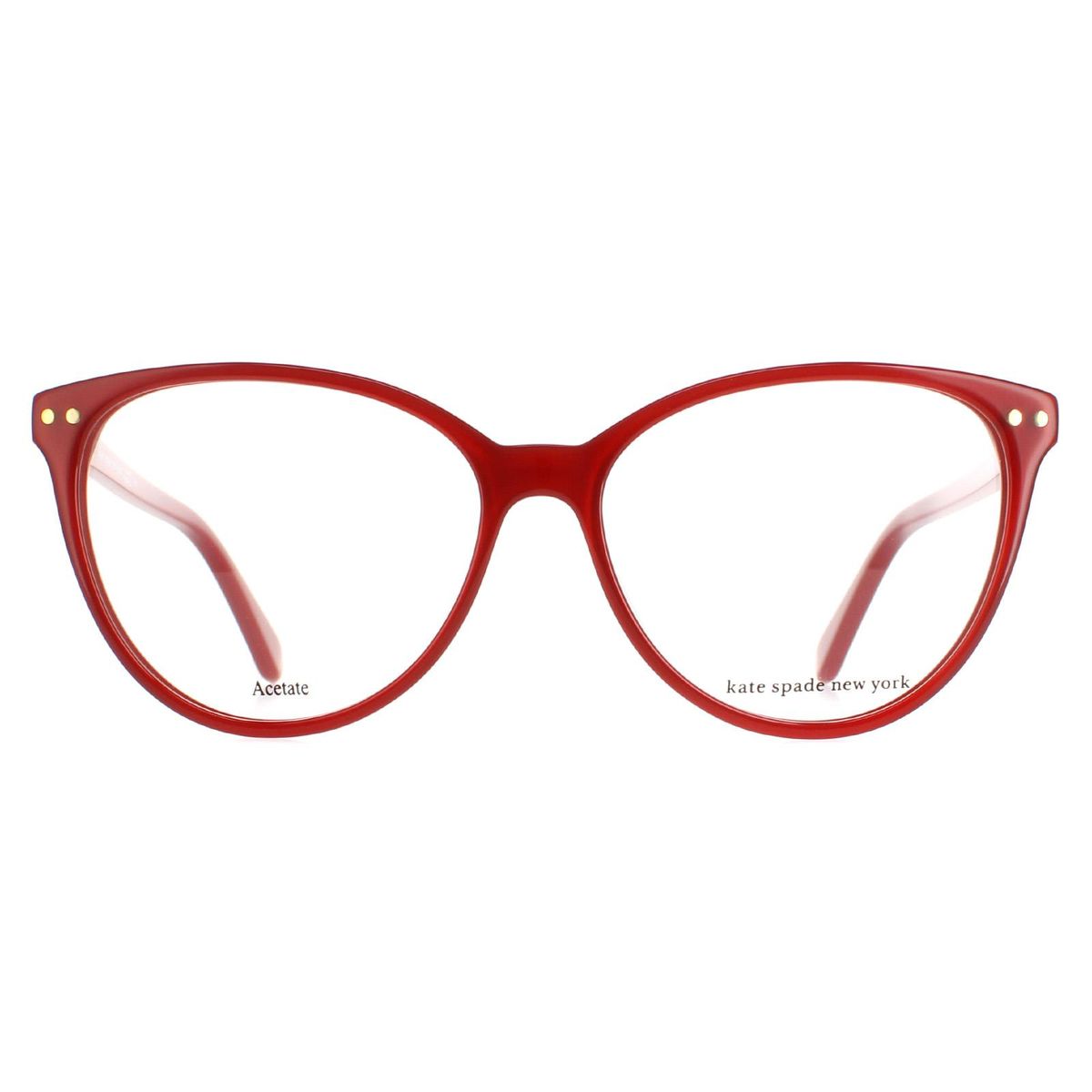 Rote Acetat Cat-Eye-Brille