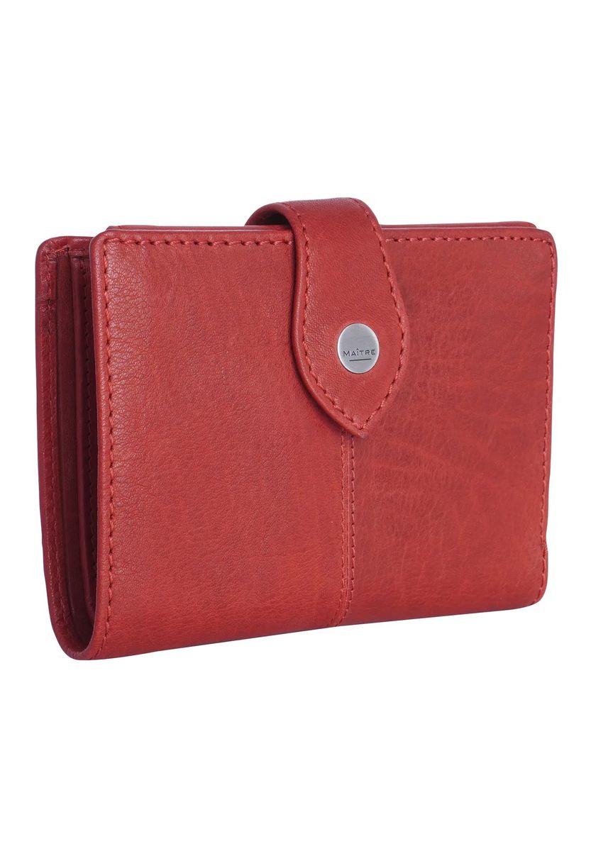 Maître Geldbörse "Dawina", Leder, RFID-Schutz, rot, 99