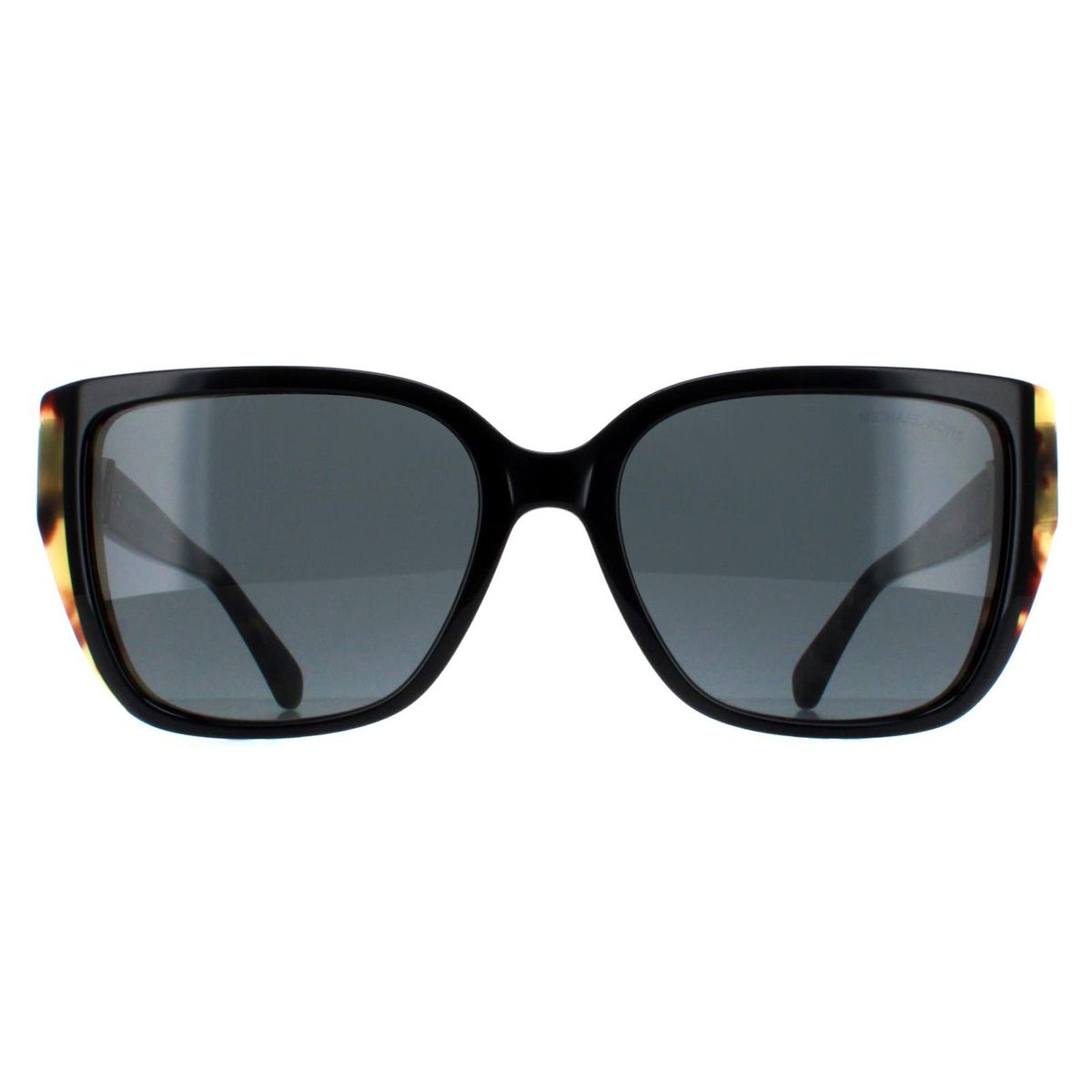 Schwarze übergroße quadratische Sonnenbrille