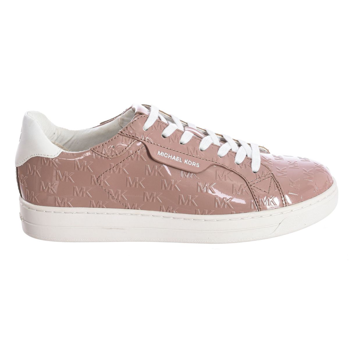 Geprägte Lackleder-Sneaker