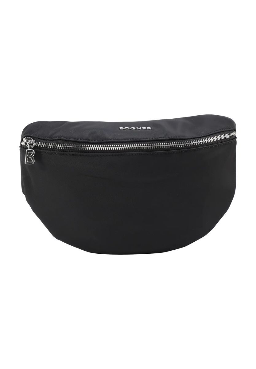 BOGNER Gürteltasche "Leny", Emblem, Reißverschluss, für Damen, schwarz