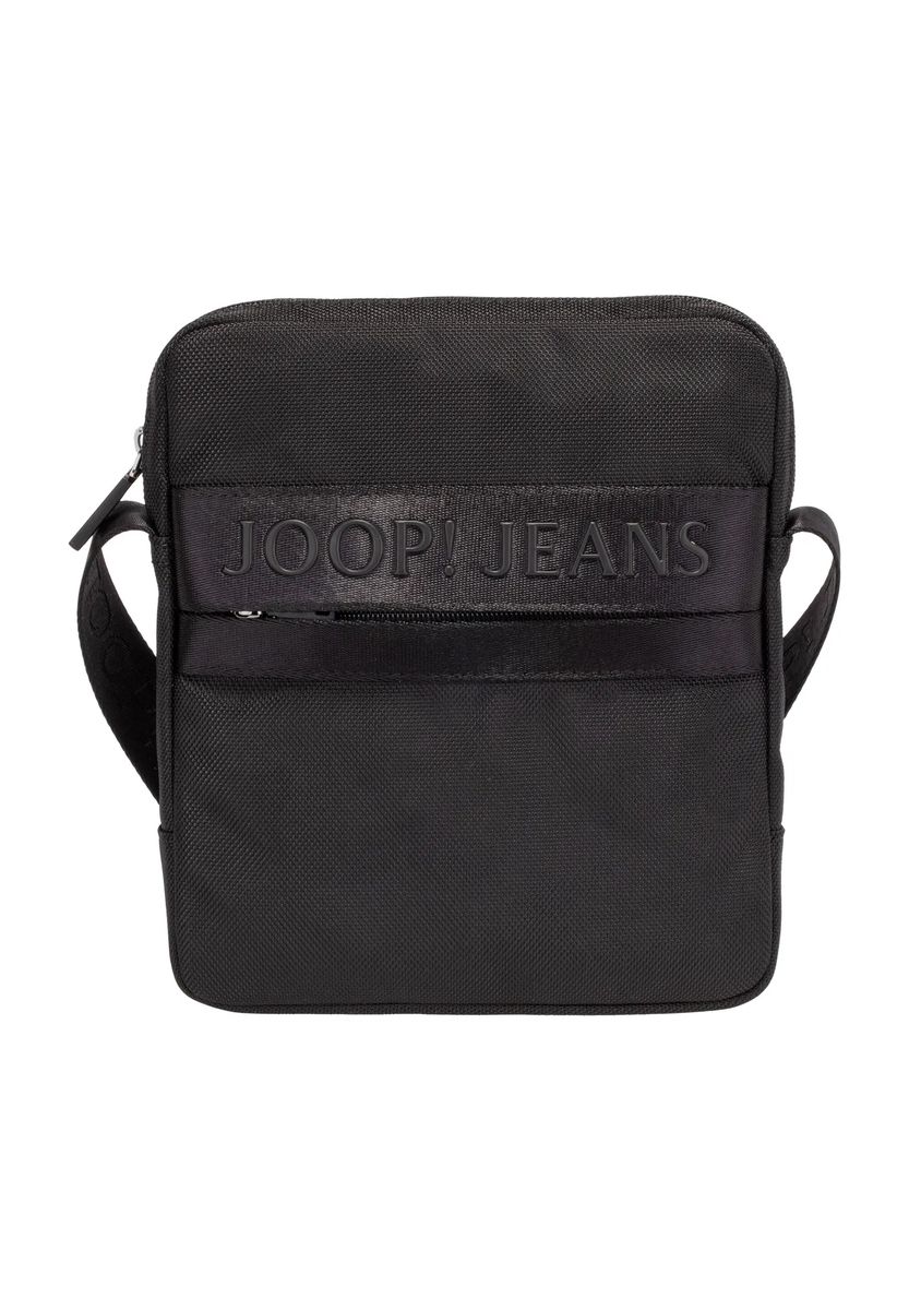 JOOP! Schultertasche "Milo", Logo, uni, für Herren, schwarz