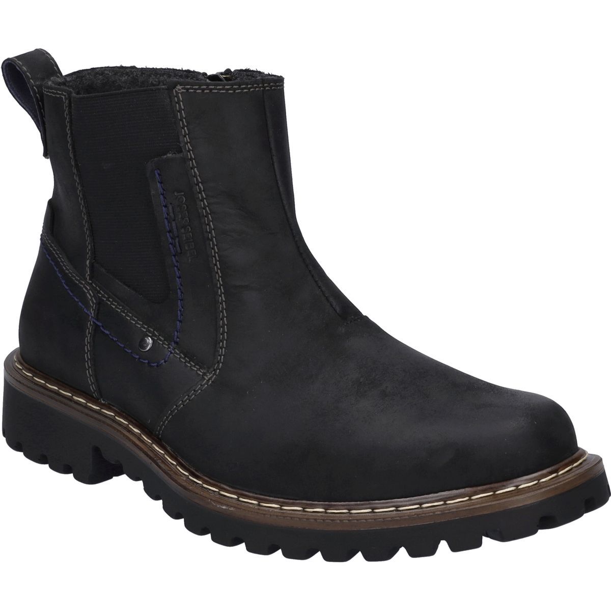 Herren Leder Chelsea Stiefelette