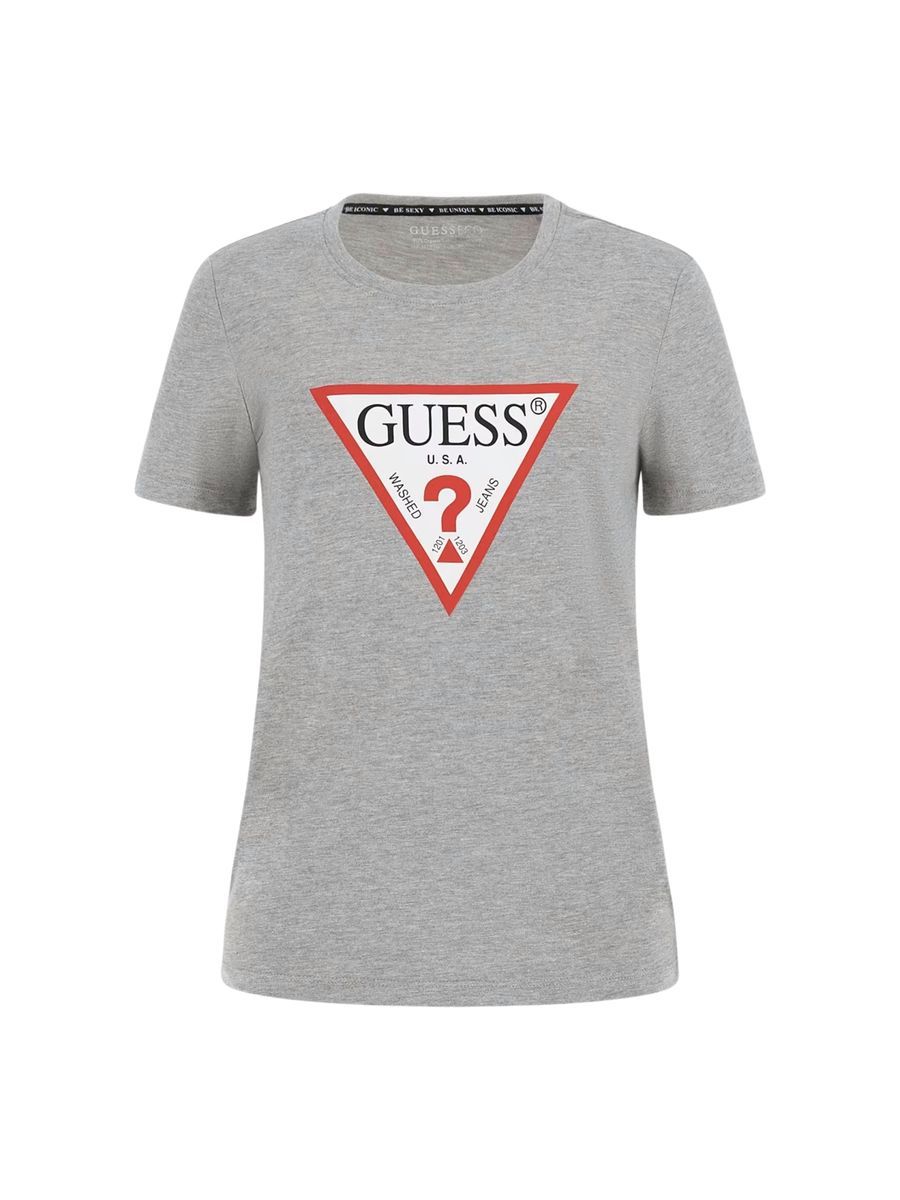 Klassisches T-Shirt mit Logo-Grafik