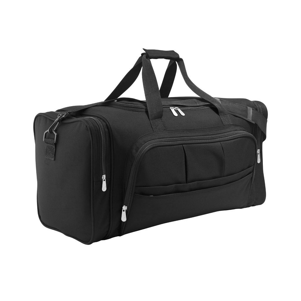 Klassische schwarze Reisetasche