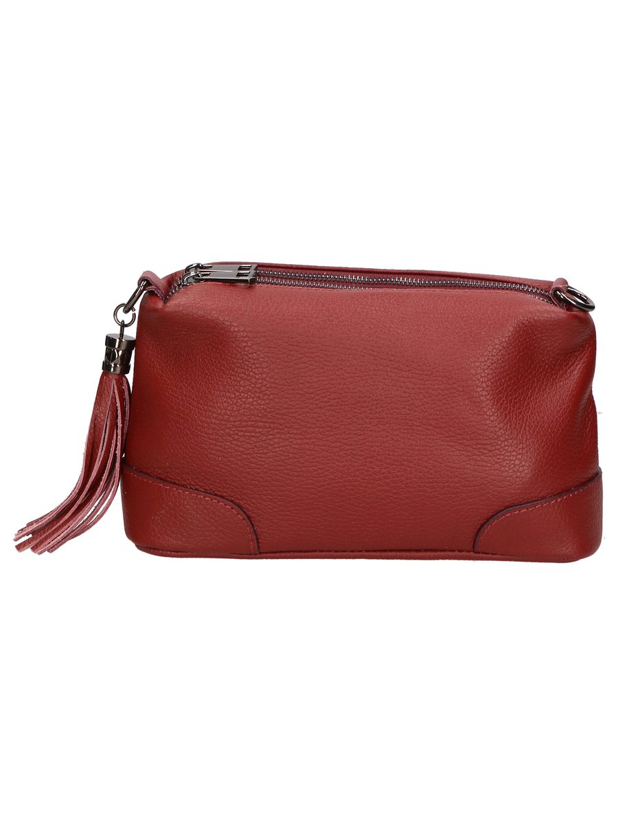 Leder Hobo Umhängetasche mit Quaste