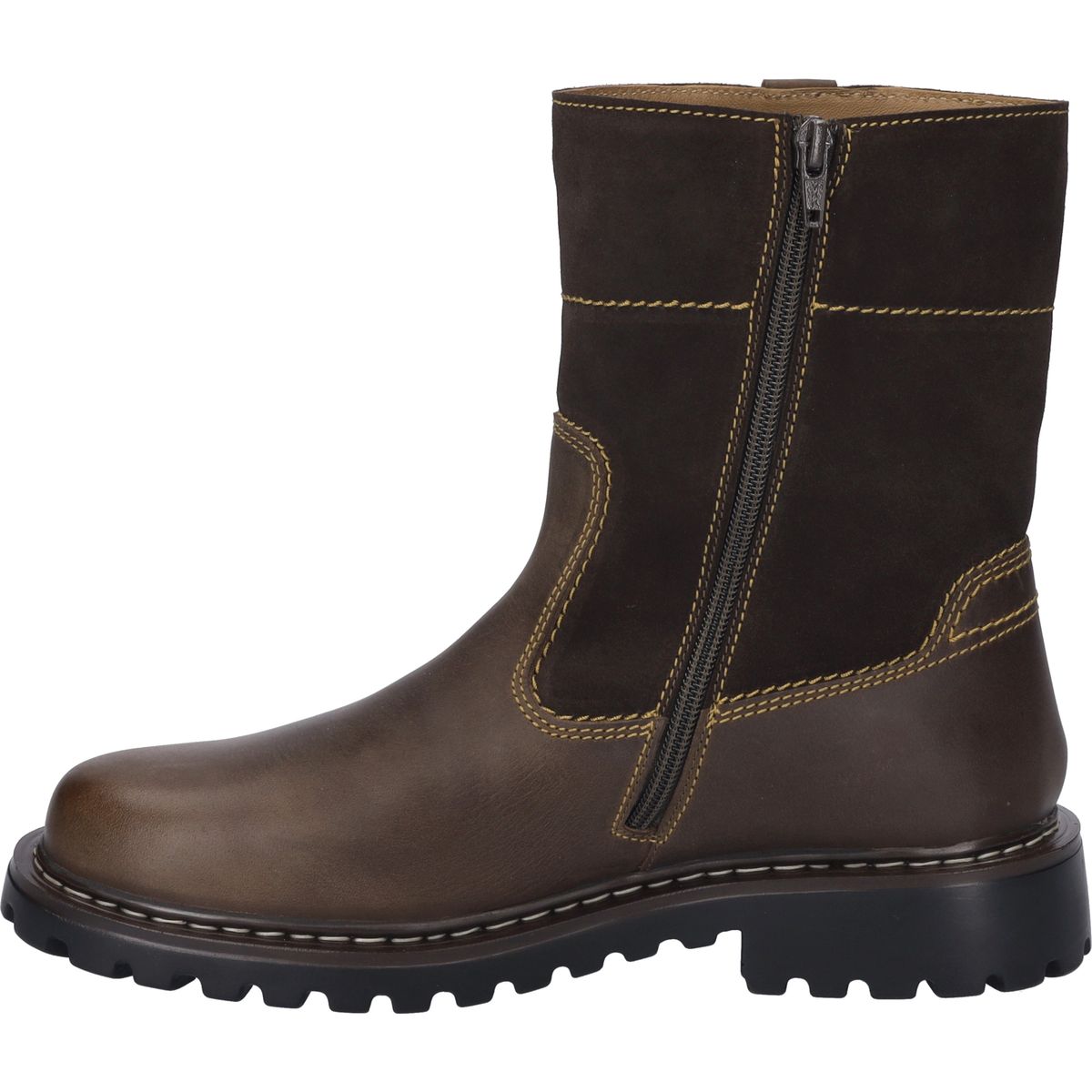Robuste Nubukleder-Stiefel