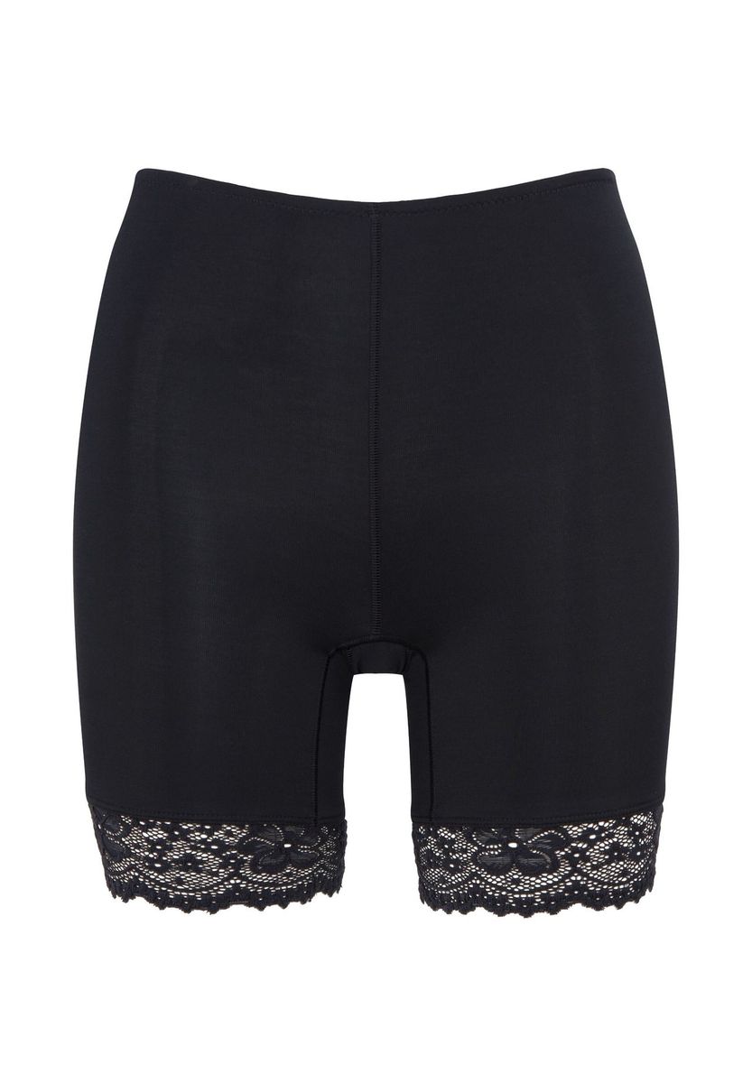 Boy Short Slip mit Spitzensaum