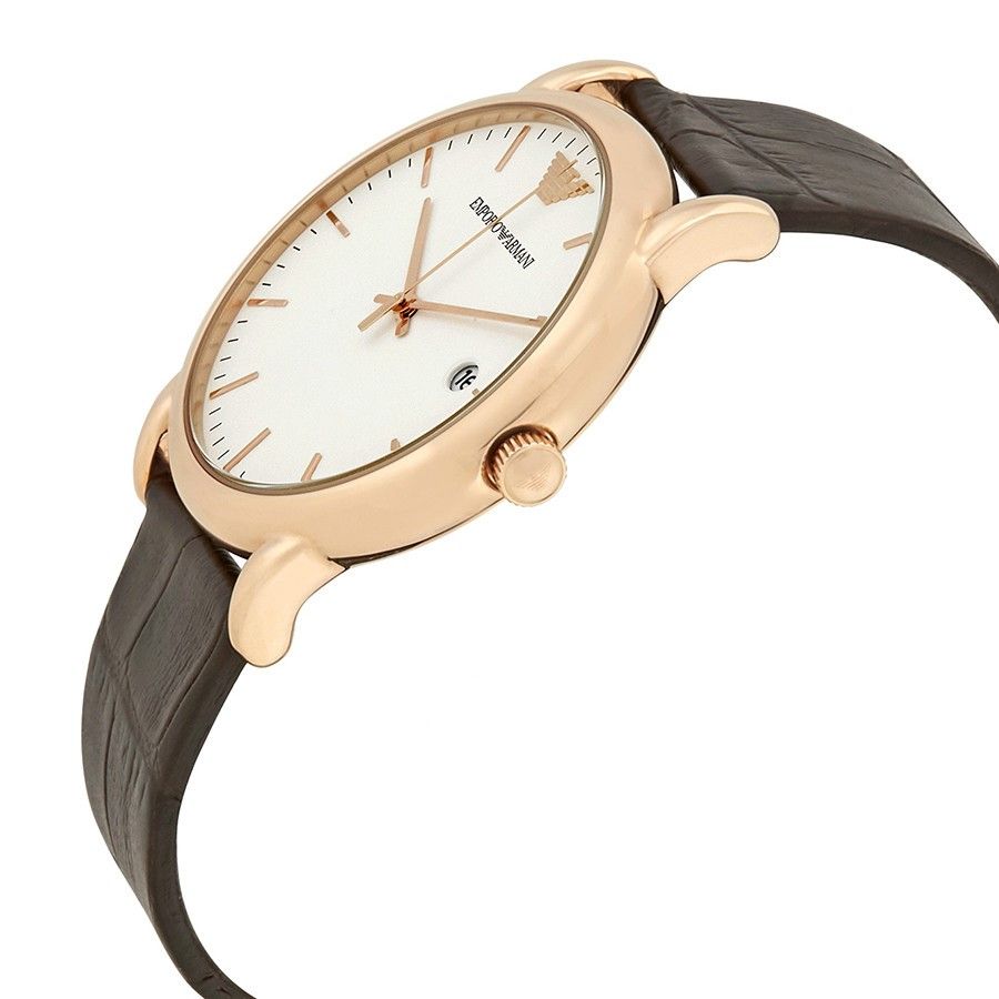 Eleganter minimalistischer Leder-Zeitmesser