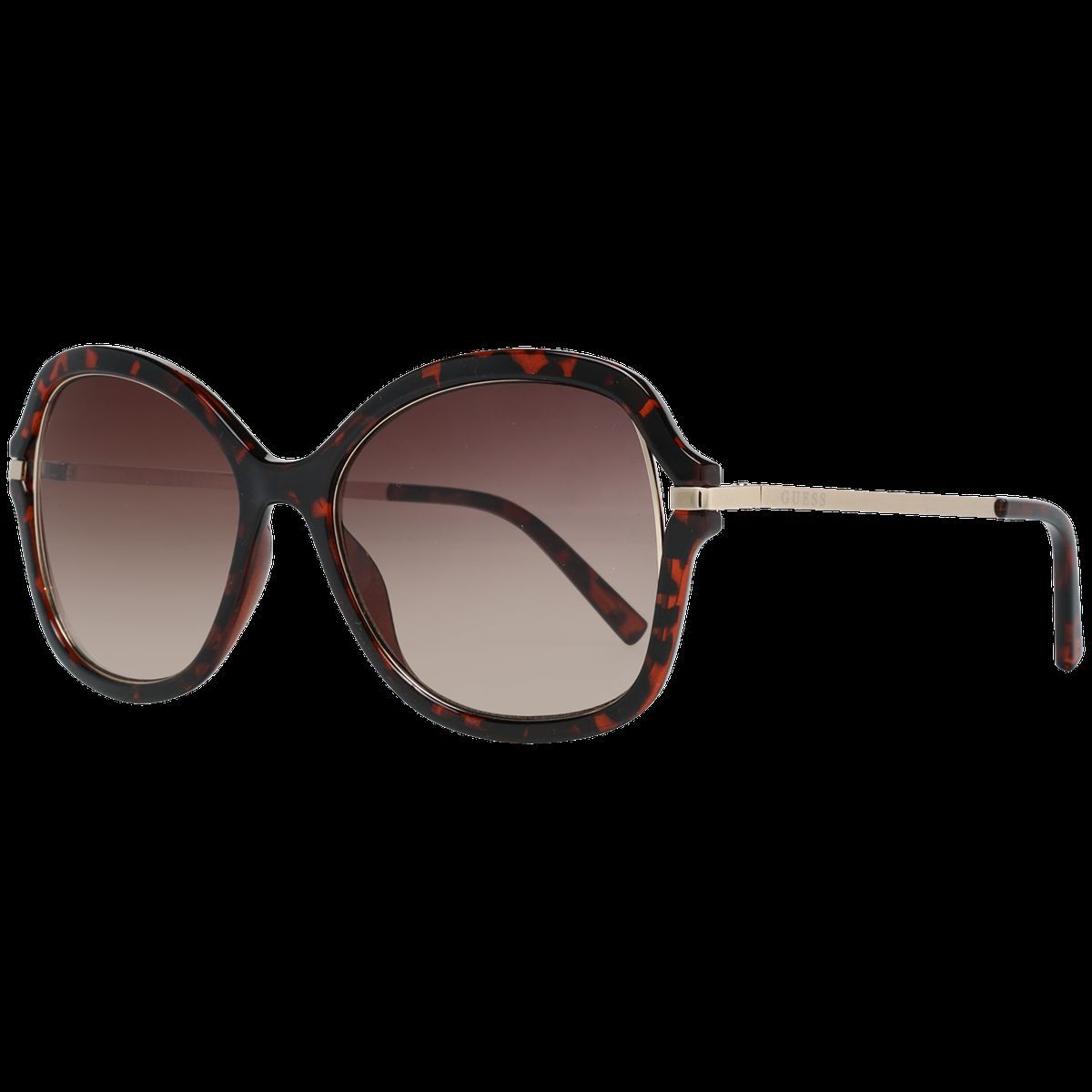 Übergroße Sonnenbrille mit Schmetterlingsrahmen