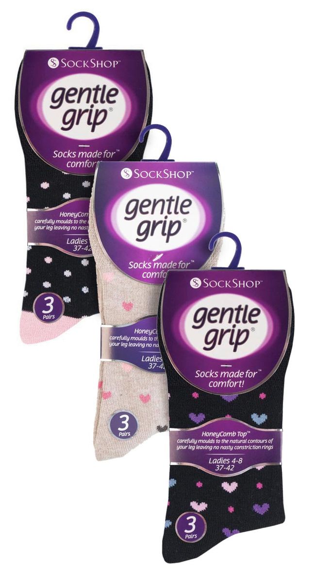 Nicht einschneidende gemusterte Baumwollsocken