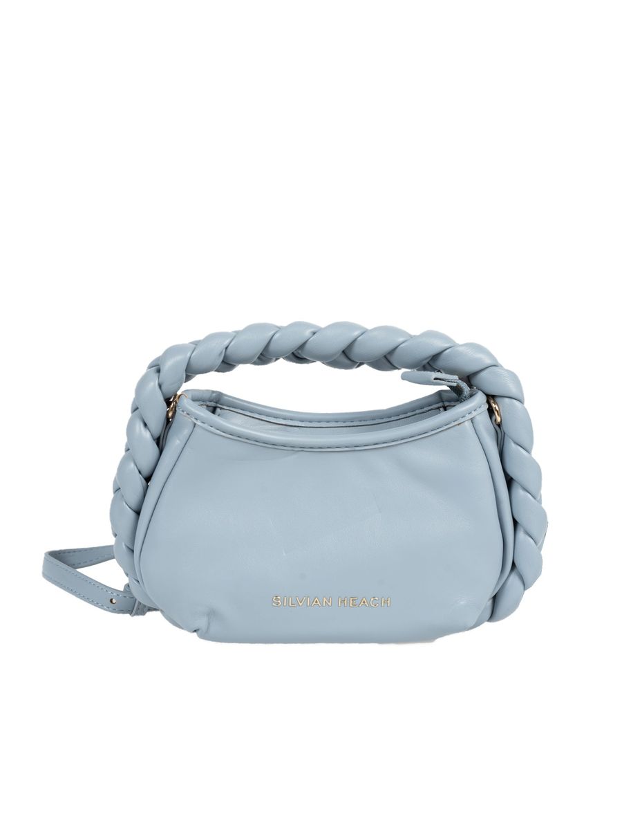 Geflochtene Henkeltasche mit Schulterriemen