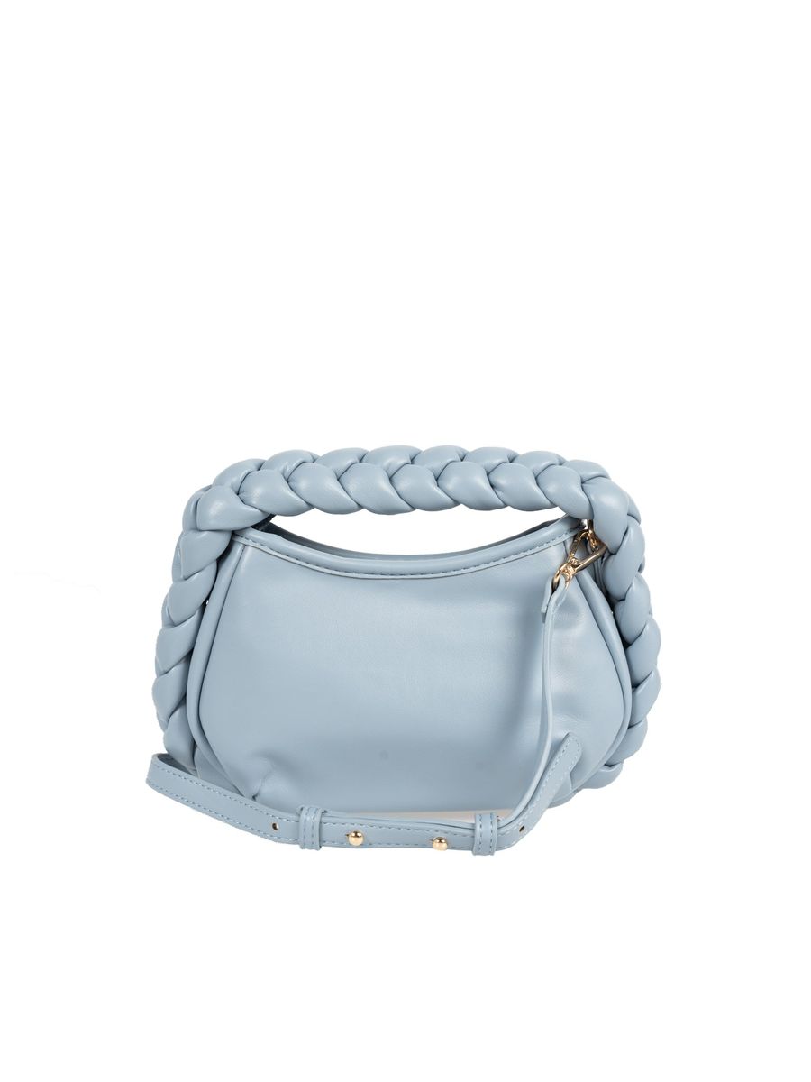 Mini-Handtasche mit geflochtenem Griff