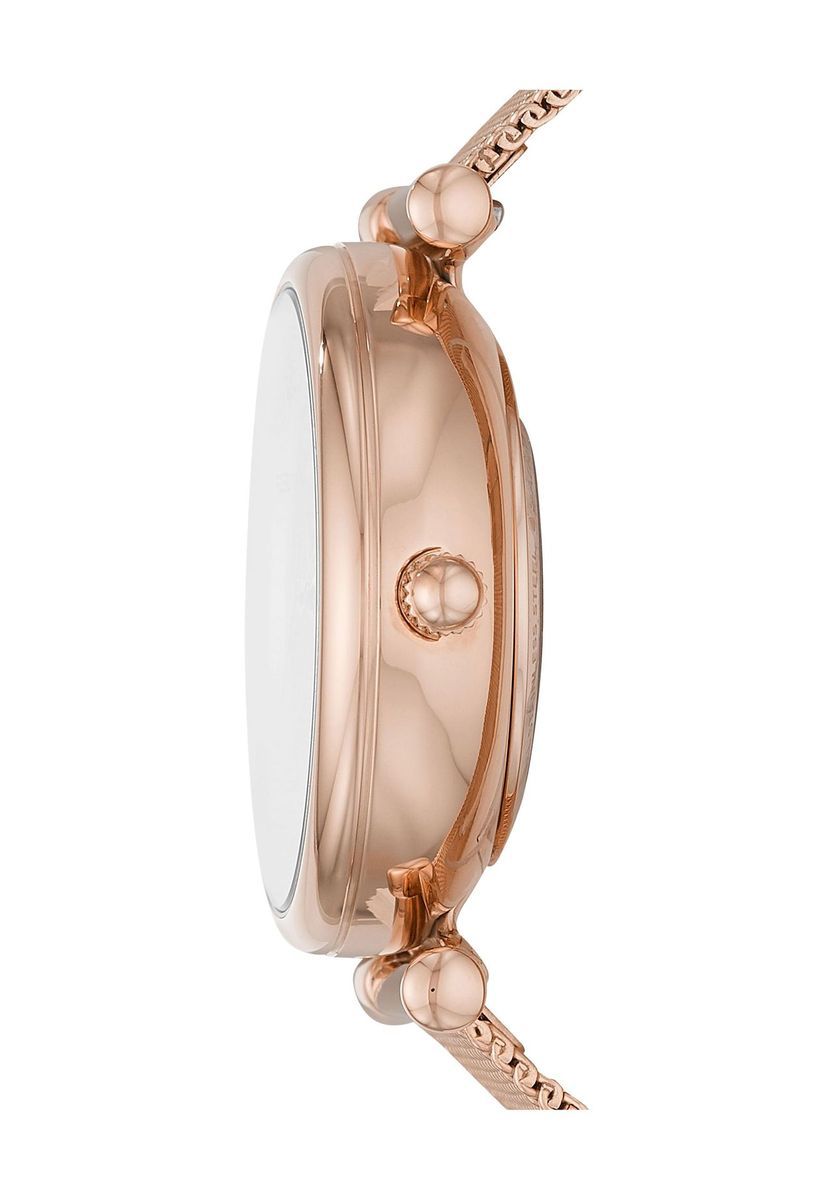 Roségoldene Skelett-Automatikuhr