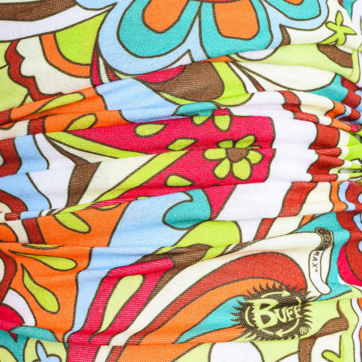 Multifunktionaler Schlauchschal mit Blumenmuster