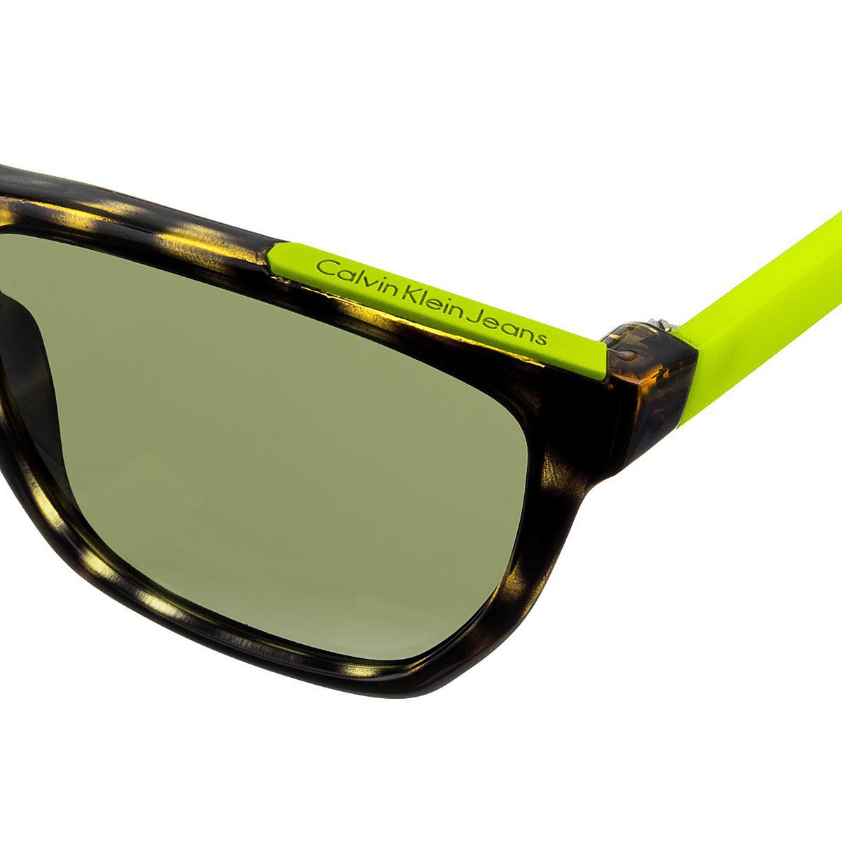 Moderne rechteckige Havanna-Sonnenbrille