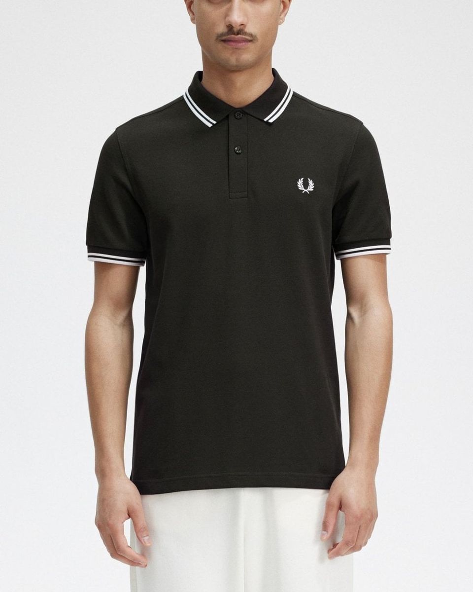 Herren Twin Tipped Piqué Polohemd