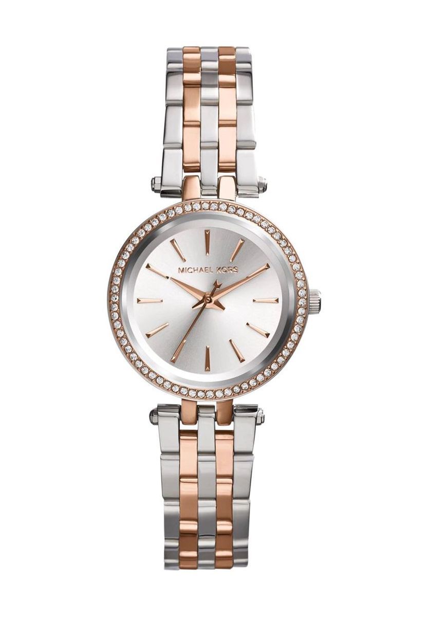 Elegante Bicolor Damenuhr