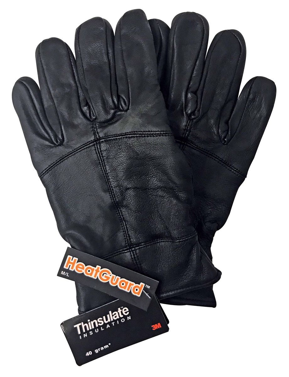 Thermoisolierte Lederhandschuhe für den Winter