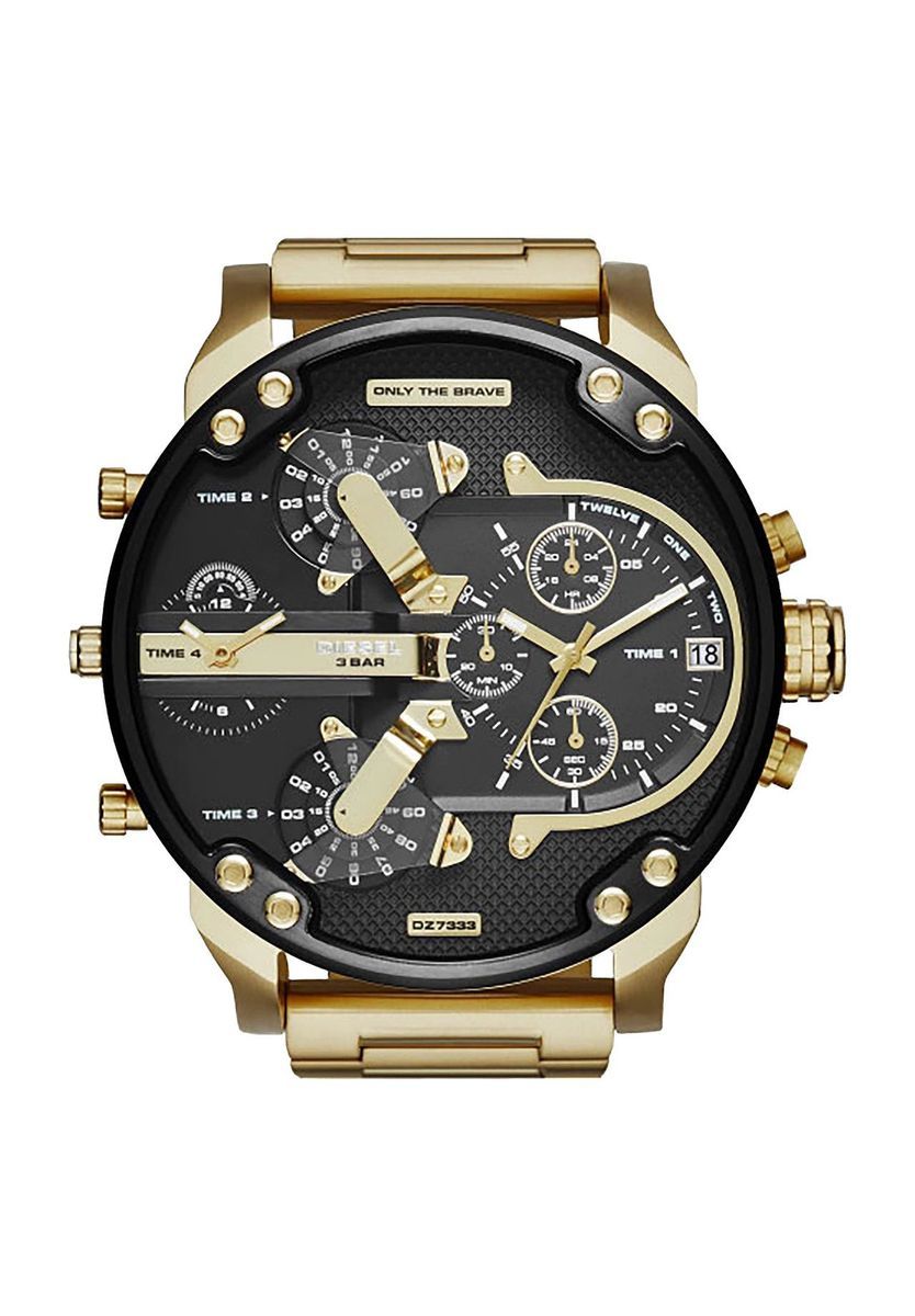 Übergroße Chronograph-Uhr mit Mehrfach-Zifferblättern