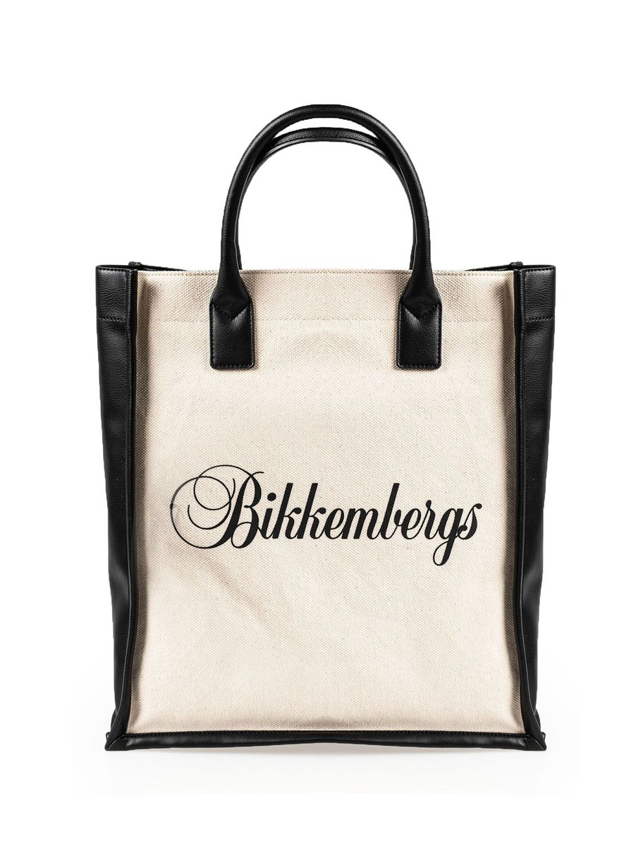 Canvas Shopper Tote Bag mit Besatz