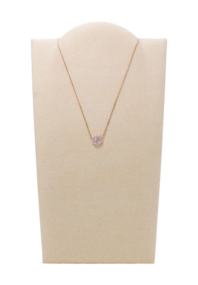 Zarte Halskette mit Roségold-Anhänger