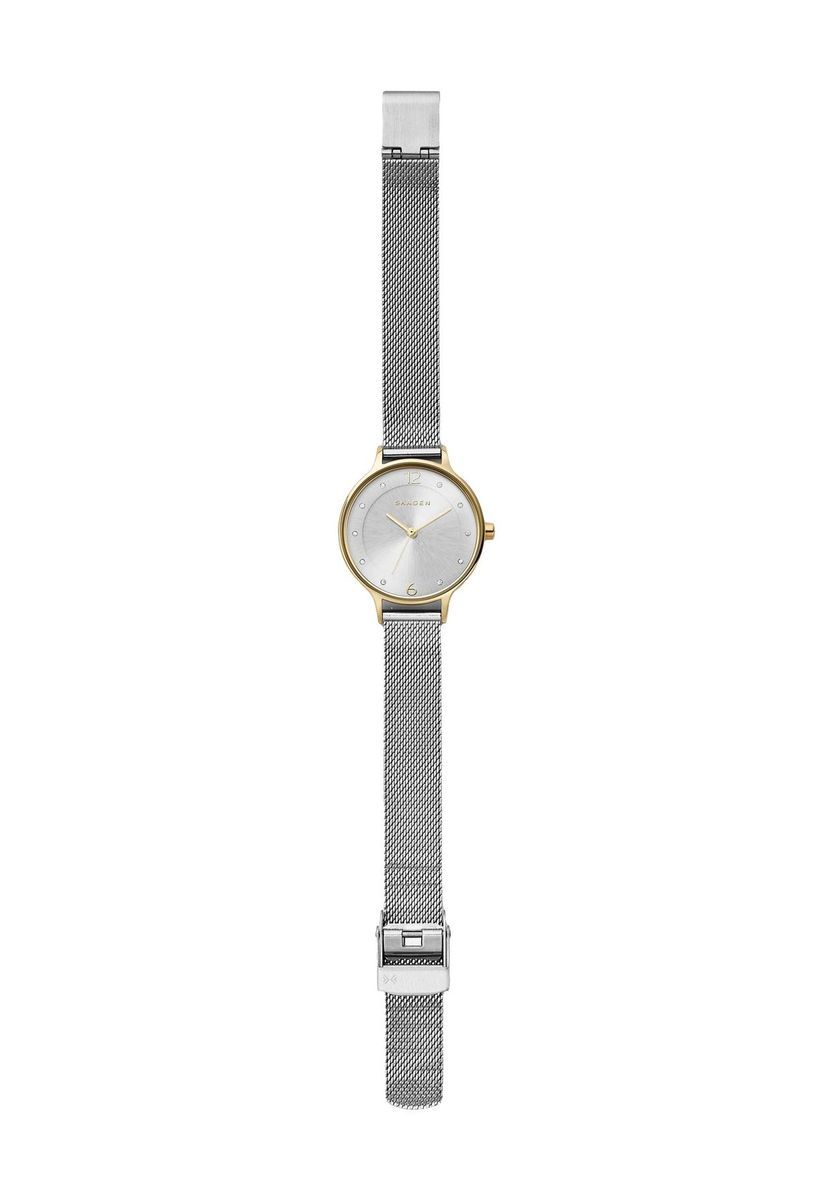 Elegante Bicolor Damen Armbanduhr