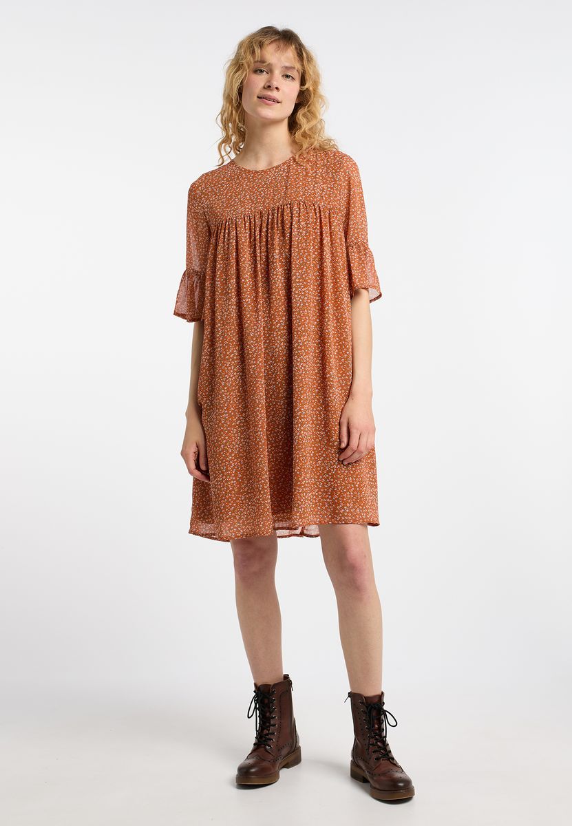 Luftiges Hängerchenkleid mit Blumenmuster
