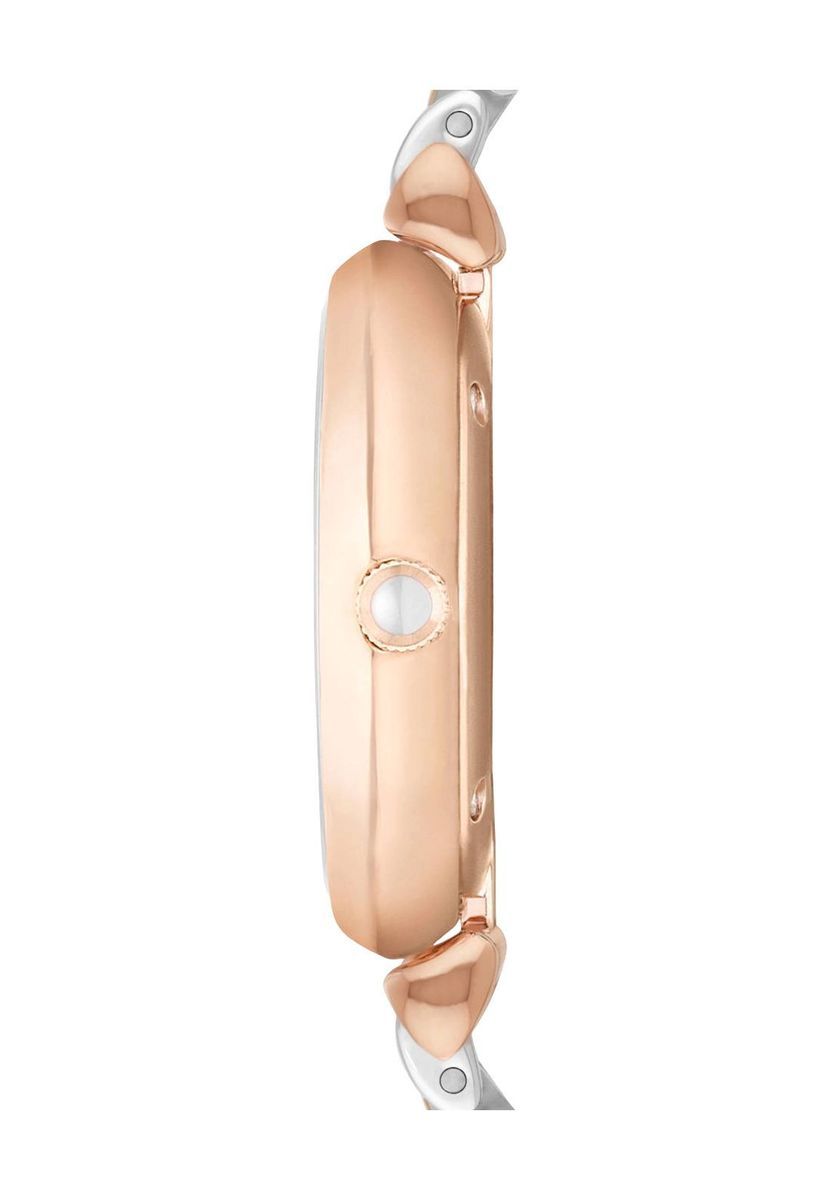 Bicolor Edelstahl Damen Armbanduhr