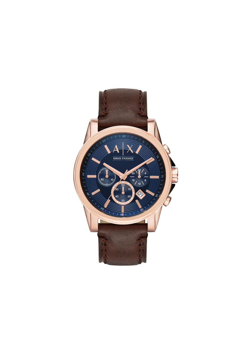 Herren Roségold Chronograph Uhr