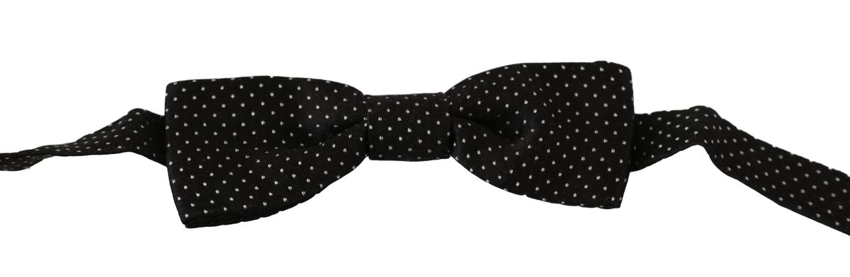 Elegante Seidenfliege mit Polka Dots