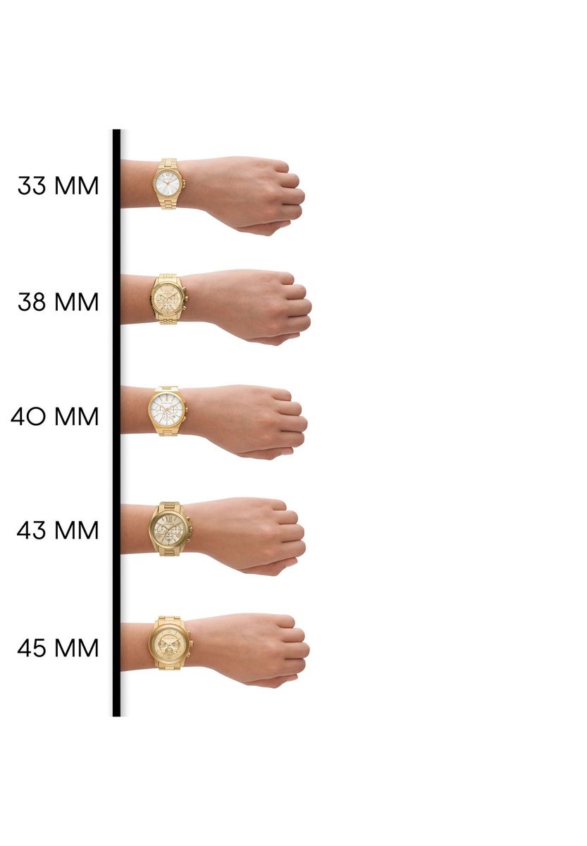 Elegante Roségold Chronograph Uhr