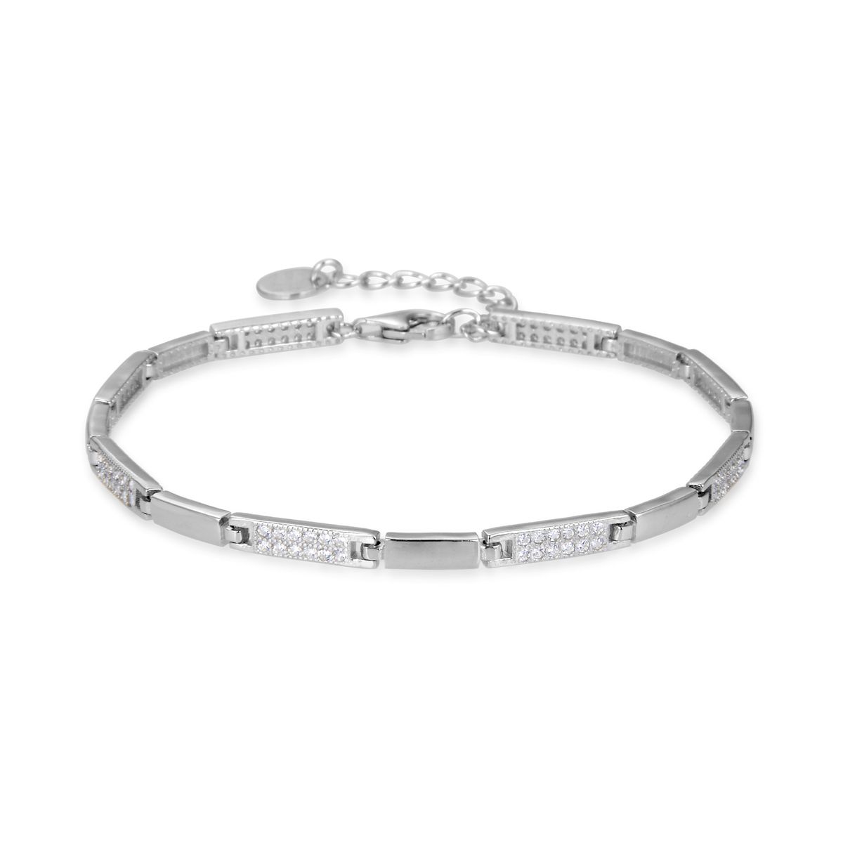 Funkelndes geometrisches Gliederarmband