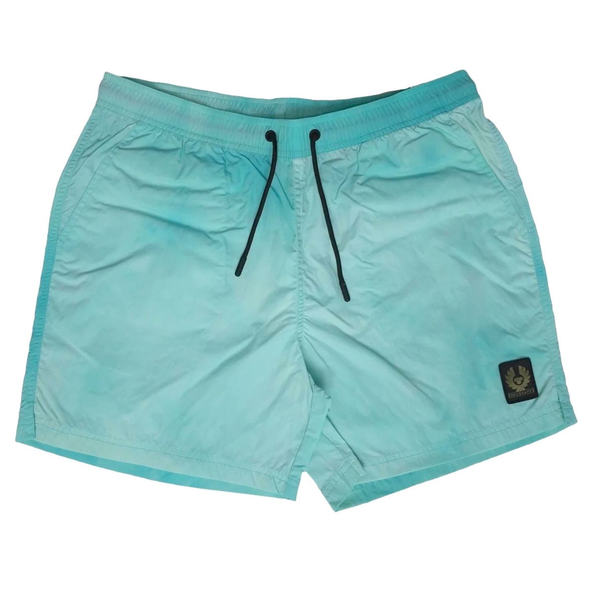 Ozeanblaue Badeshorts mit Kordelzug