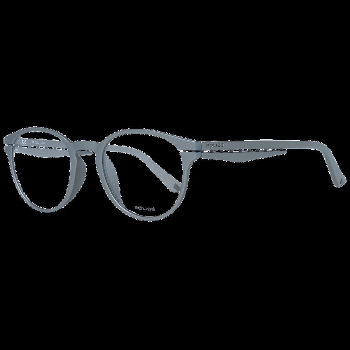 Runde optische Brille in Grau